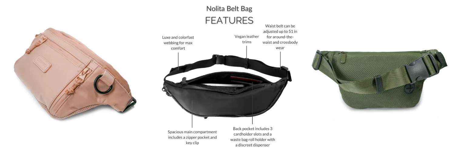 Introducing the Ultimate Dog Walking Fanny Pack: The Nolita Belt Bag!