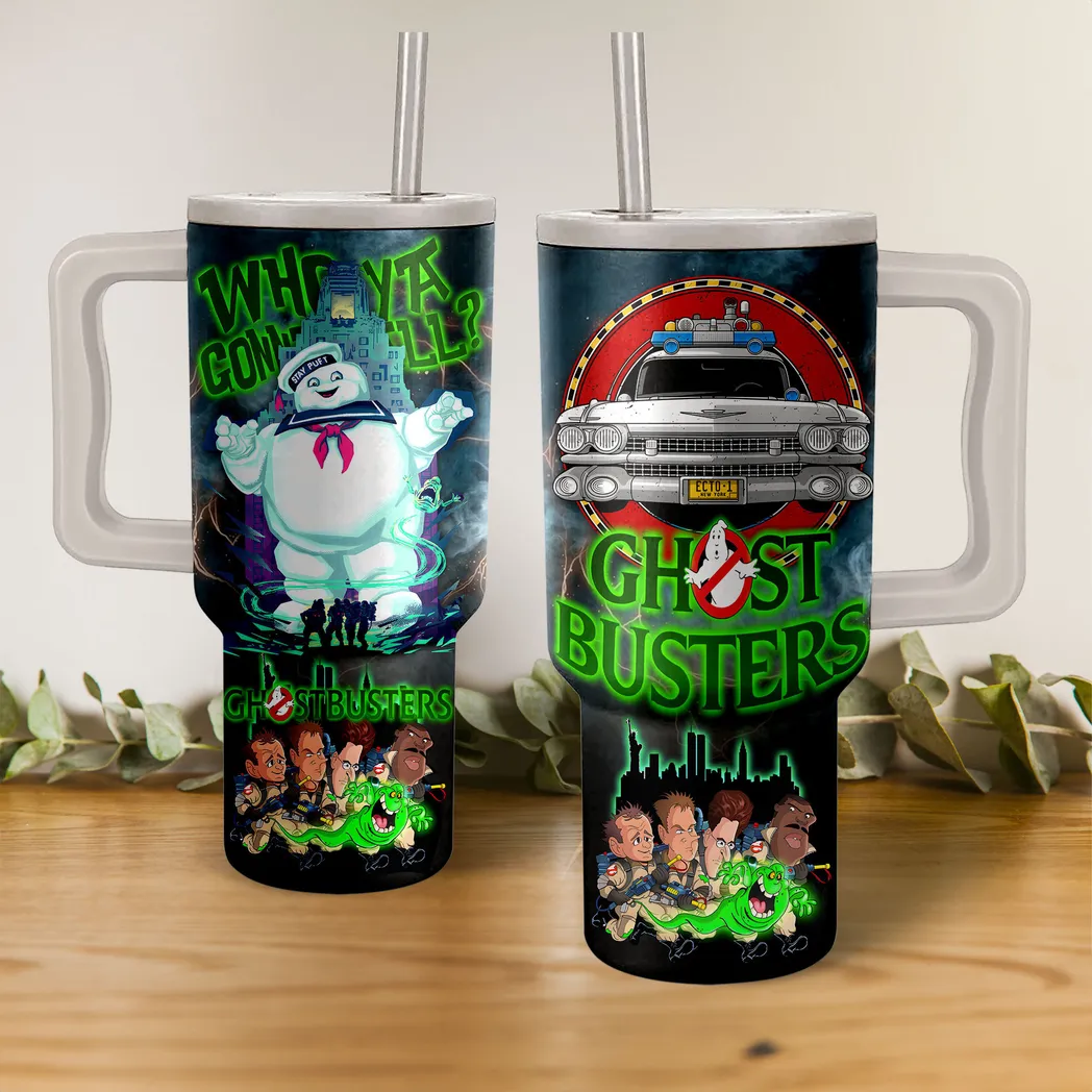 Ghostbusters Movies Custom Stanley Stainless Steel – Curved Tumbler – Stans Tumbler 40oz