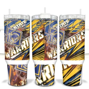 Golden State Warriors MLB Custom Stanley Stainless Steel – Curved Tumbler – Stans Tumbler 40oz