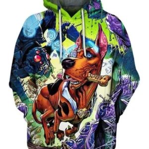 Scooby Doo Dog Horror Full Printing Hoodie 3d Hoodie