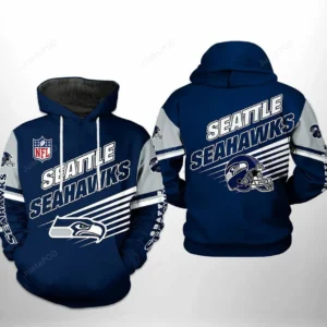 Seattle Seahawks Logo and Helmet – Hoodie 3D