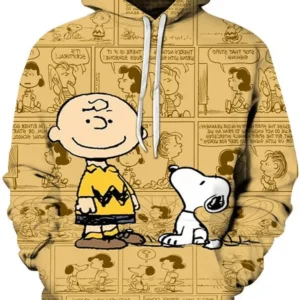 Snoopy Comic 3d Hoodie