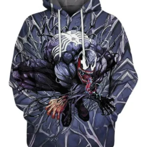 Spider Venom 3d Hoodie