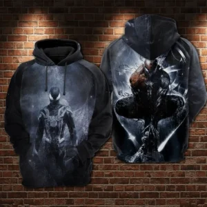 Spiderman Avengers Marvel Over Print 3d Hoodie Zip Hoodie