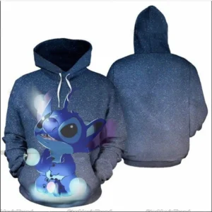 Stitch Cartoon Lilo And Stitch For Men And Women 3d Hoodie Zip Hoodie 1221