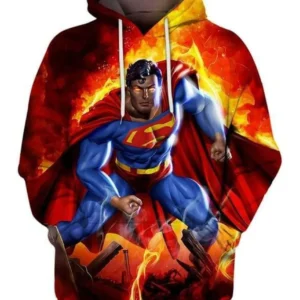 Superman Dc Full Printing Hoodie 3d Hoodie