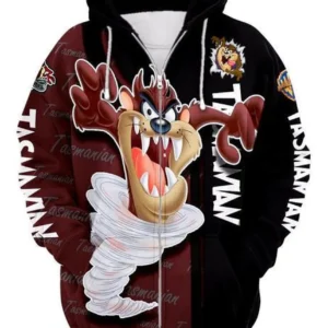 Tasmanian Devil Zip-up Hoodie