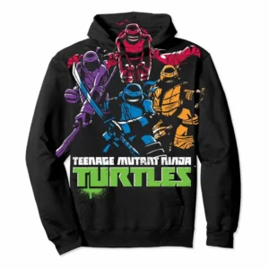 Teenage Mutant Ninja Turtles Minimal Attack Design Hoodie