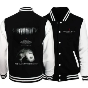 The Blair Witch Project Movie Baseball Jacket Sweatshirt Winter Popular Soft Hoodie Sweatshirt Printed Cotton Hoodies Pop Jackets