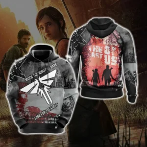 The Last Of Us When The Night Is Dark Look For The Light Over Print 3d Hoodie Zip Hoodie 5