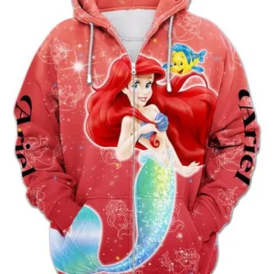 The Little Mermaid Zip-up Hoodie