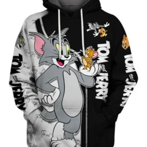 Tom And Jerry Hoodie 3d Hoodie Zipper Hoodie