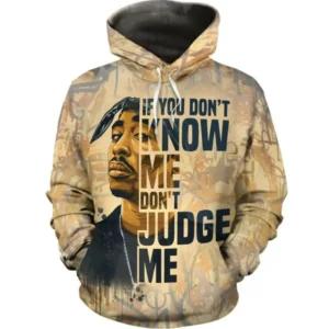 Tupac Shakur All-over Hoodie 3d 3d Hoodie Zip Hoodie