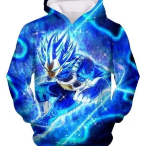 Vegeta Cartoon Dragon Ball Anime Manga 25 Over Print 3d Hoodie Zip Hoodie