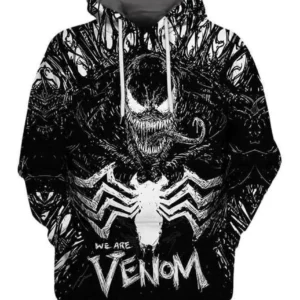 Venom Spider Marvel Full Printing Hoodie 3d Hoodie