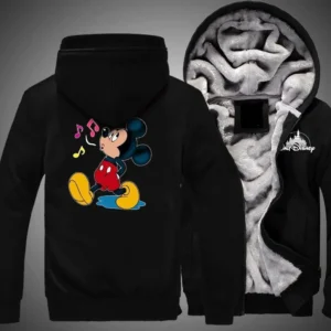 Whistling Mickey Mouse Disney Print 3d Hoodie Fleece Zip Hoodie 22