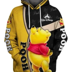 Winnie The Pooh 3d Hoodie Zipper Hoodie