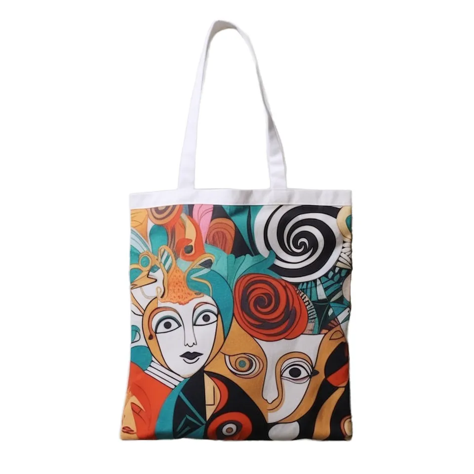Artsy & Abstract Canvas Tote