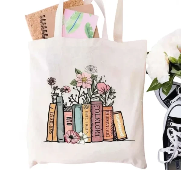 Doodle & Artsy Canvas Tote